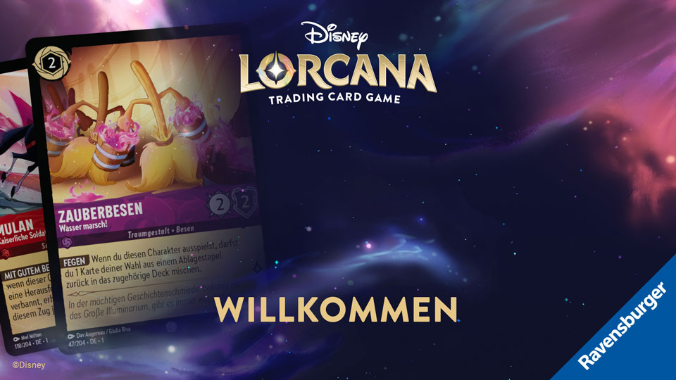 Spielen Disney Lorcana - Willkommen