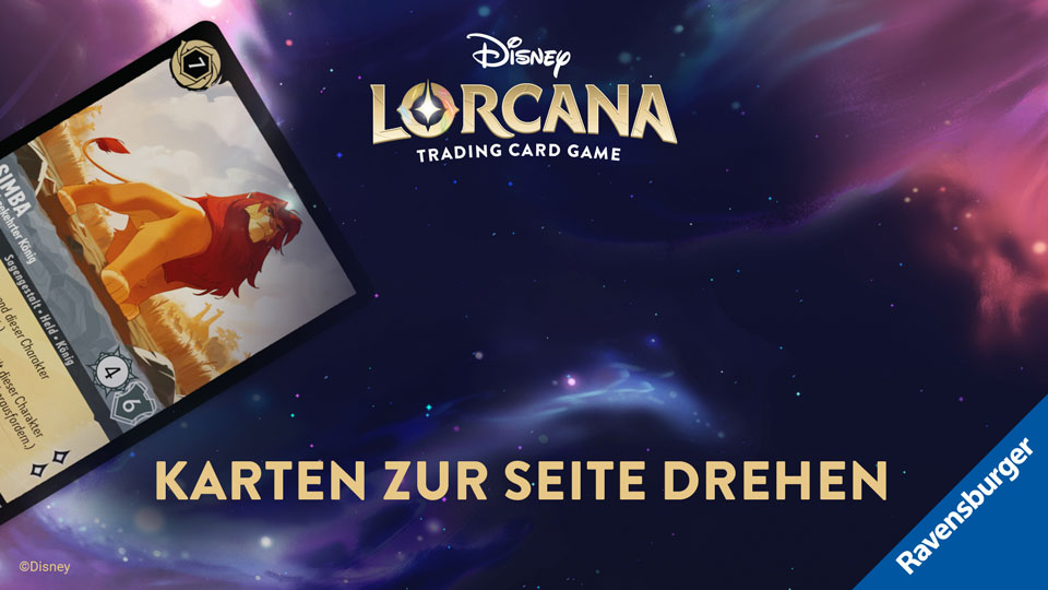 Spielen Disney Lorcana - Karten Zur Seite Drehen