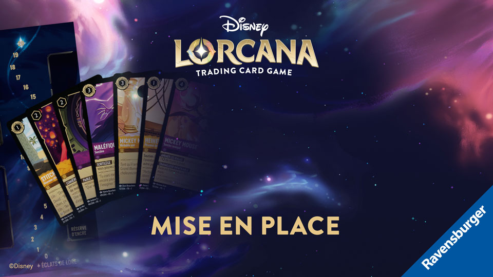 Comment Jouer Disney Lorcana - Mise en Place