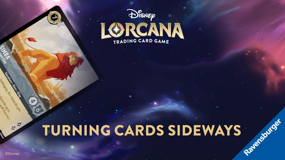 How to Play Disney Lorcana - Turning Cards