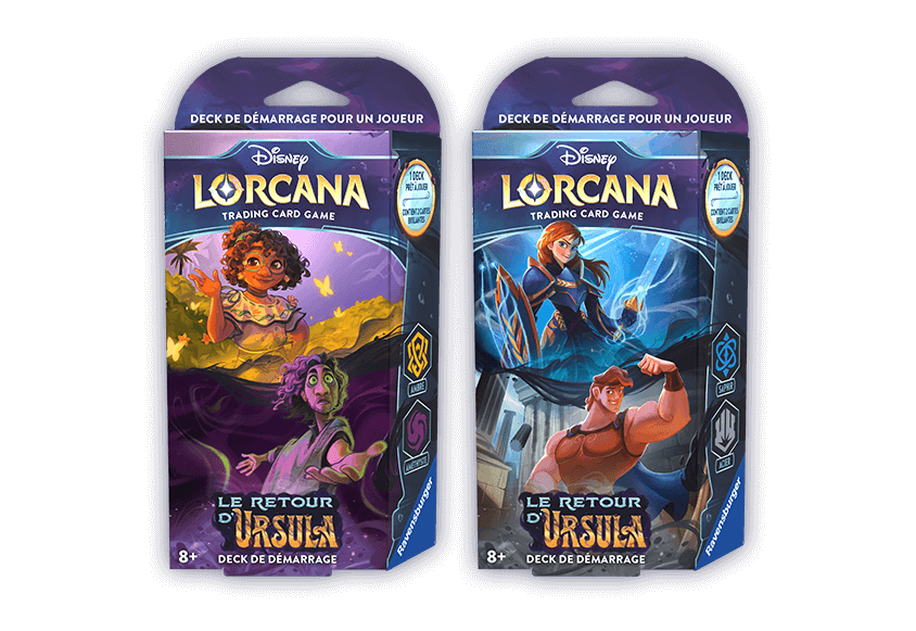 Disney Lorcana : Le retour d’Ursula les Decks de Démarrage